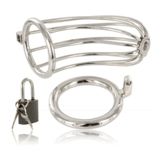 Metal Hard Bird Cage Chastity Device - Loveangels