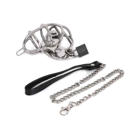 Metal Hard Retain Ultimate Cage With Lead - Loveangels