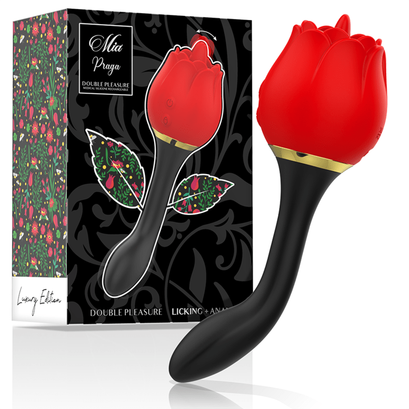 Mia - Prague Double Ended Licking Rose And Anal Vibe - Loveangels