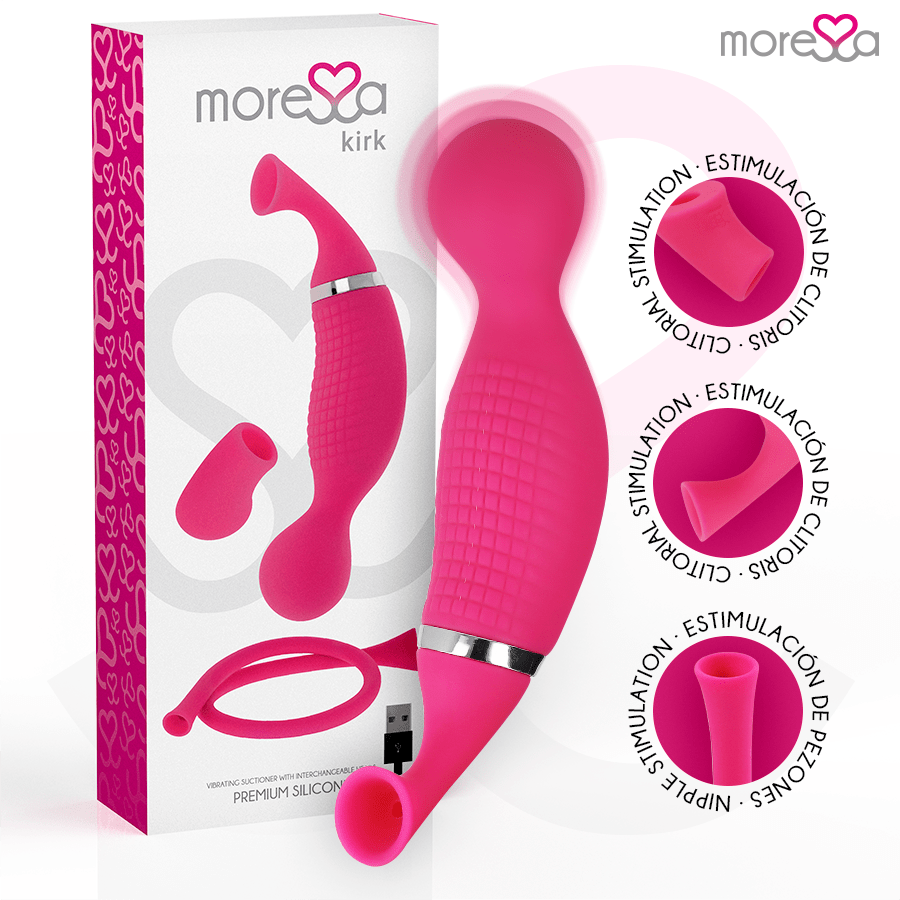 Moressa Kirk Multi Function Wand With Suction - Loveangels
