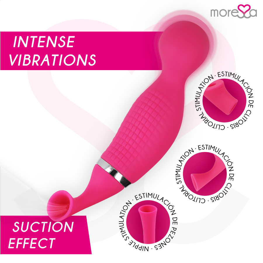 Moressa Kirk Multi Function Wand With Suction - Loveangels
