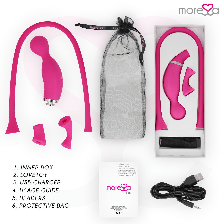 Moressa Kirk Multi Function Wand With Suction - Loveangels