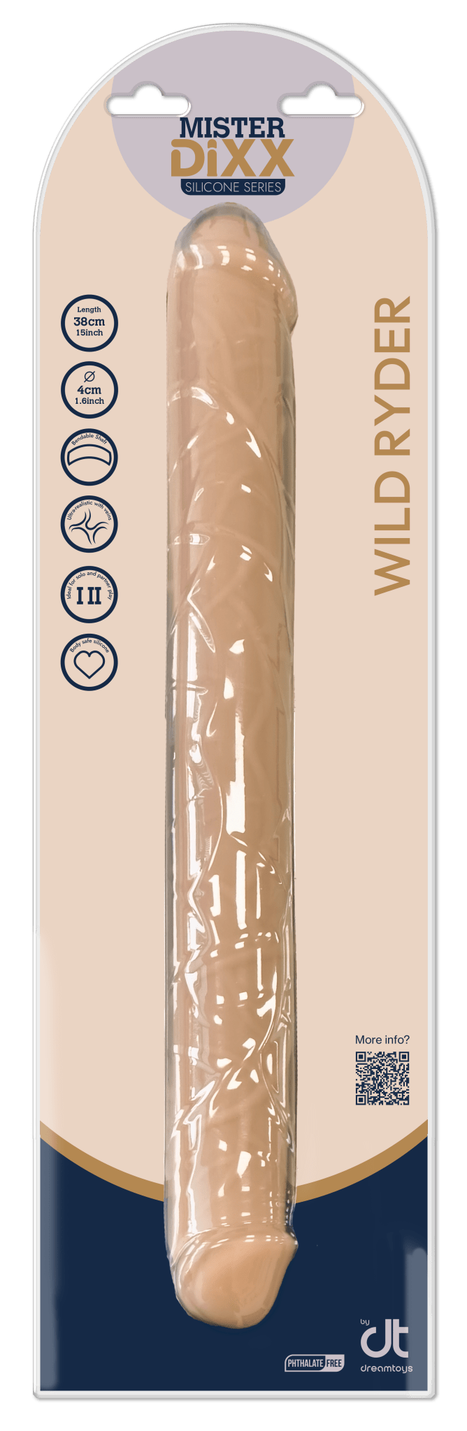 Mr Dixx Wild Ryder 15 Inch Silicone Double Dong - Loveangels