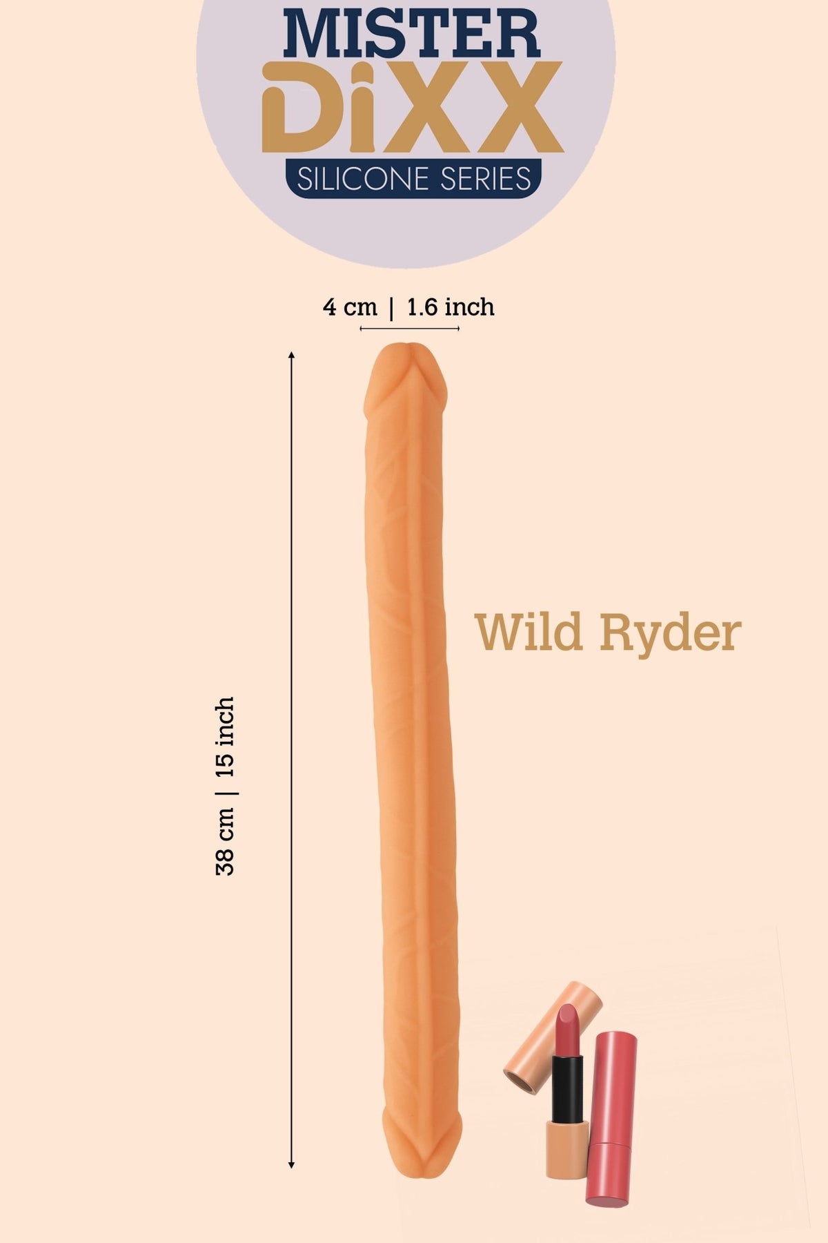 Mr Dixx Wild Ryder 15 Inch Silicone Double Dong - Loveangels