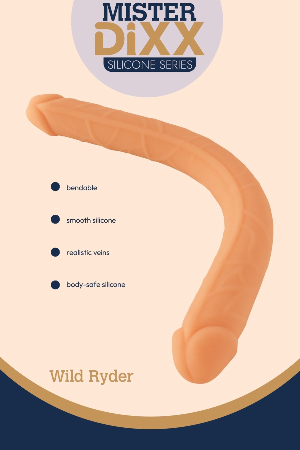 Mr Dixx Wild Ryder 15 Inch Silicone Double Dong - Loveangels