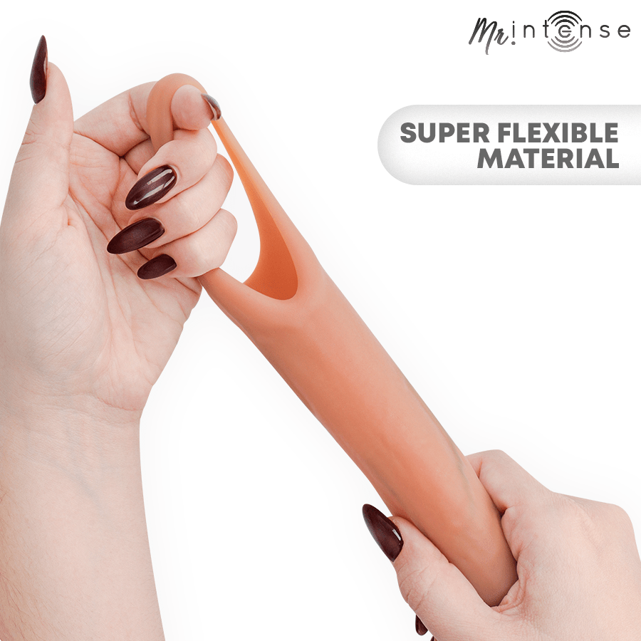 Mr Intense Arnold L Vibrating Silicone Penis Sleeve - Loveangels