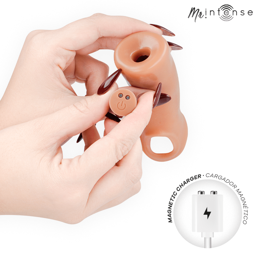 Mr Intense Arnold M Vibrating Silicone Penis Sleeve - Loveangels