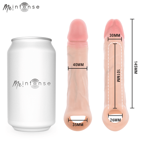 Mr Intense Arnold M Vibrating Silicone Penis Sleeve - Loveangels