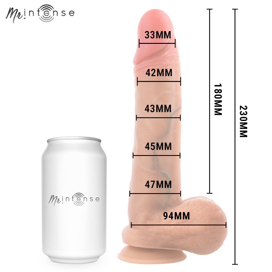 Mr Intense Gary L Ultra-Realistic Silicone 9 Inch Cock with Testicles - Loveangels