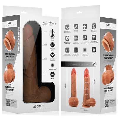 Mr Intense Gary L Ultra-Realistic Silicone 9 Inch Cock with Testicles - Loveangels