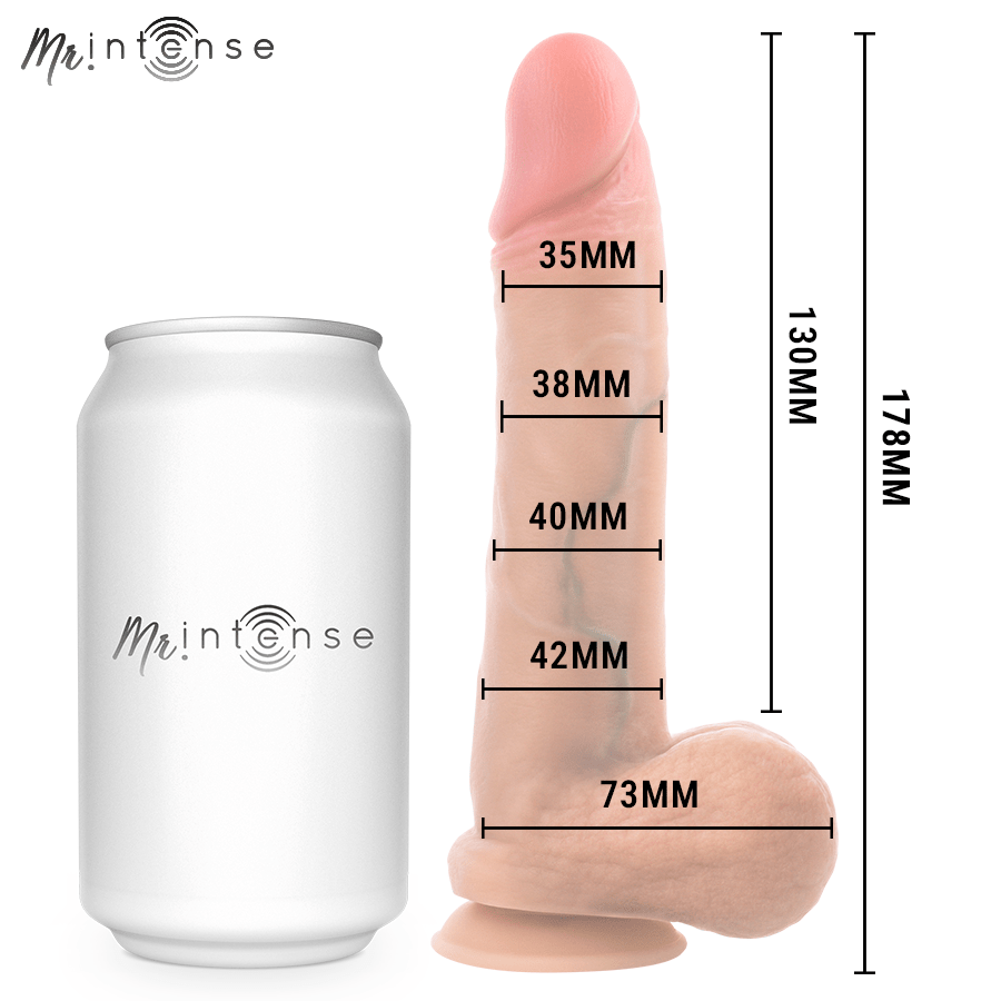 Mr Intense Gary S Ultra-Realistic Silicone 7 Inch Cock with Testicles - Loveangels