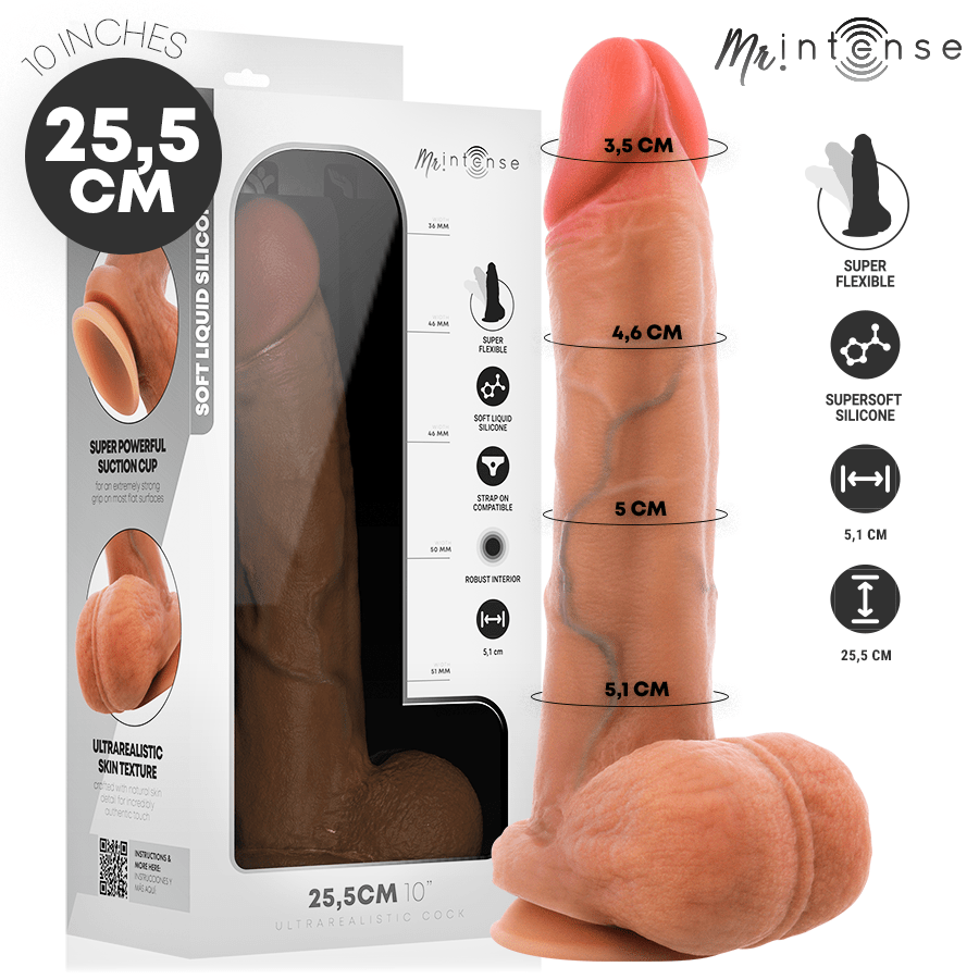 Mr Intense Gary XL Ultra-Realistic 10 Inch Silicone Cock - Loveangels