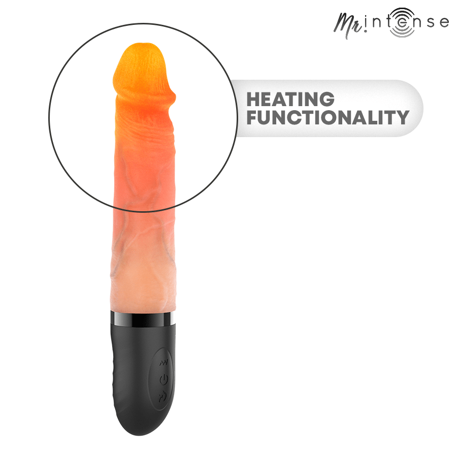 Mr Intense Jean Up & Down 9 Inch Realistic Vibrator with Heat Effect - Loveangels