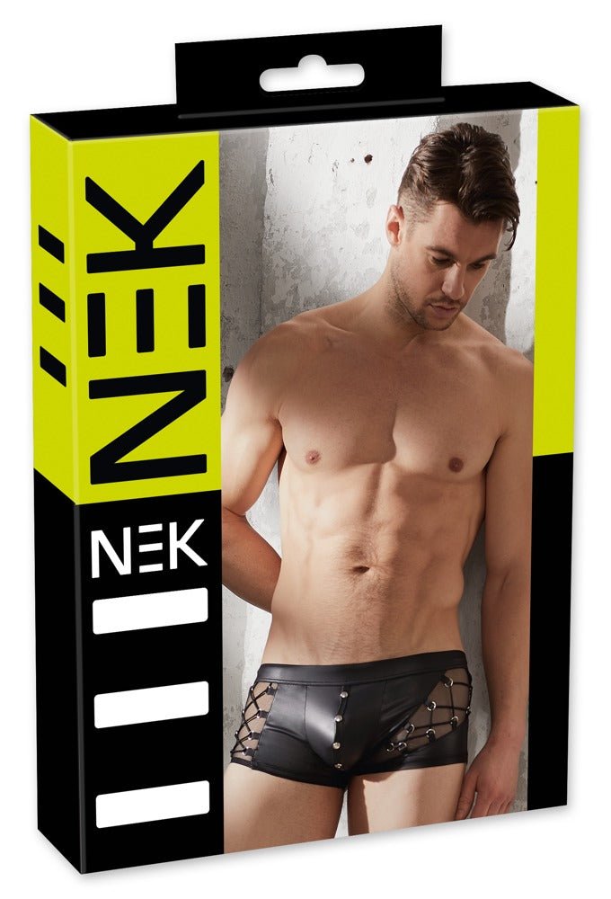 Nek Lacey Matte Pants with Pouch - Loveangels