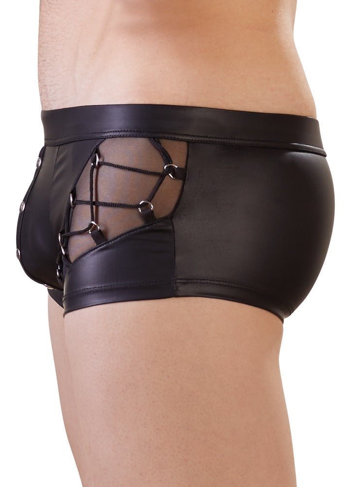 Nek Lacey Matte Pants with Pouch - Loveangels