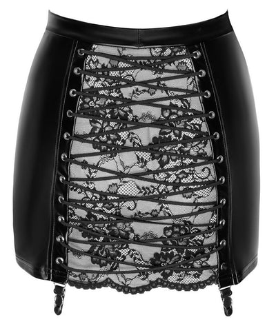 Noir Handmade Back Lacing Skirt - Loveangels