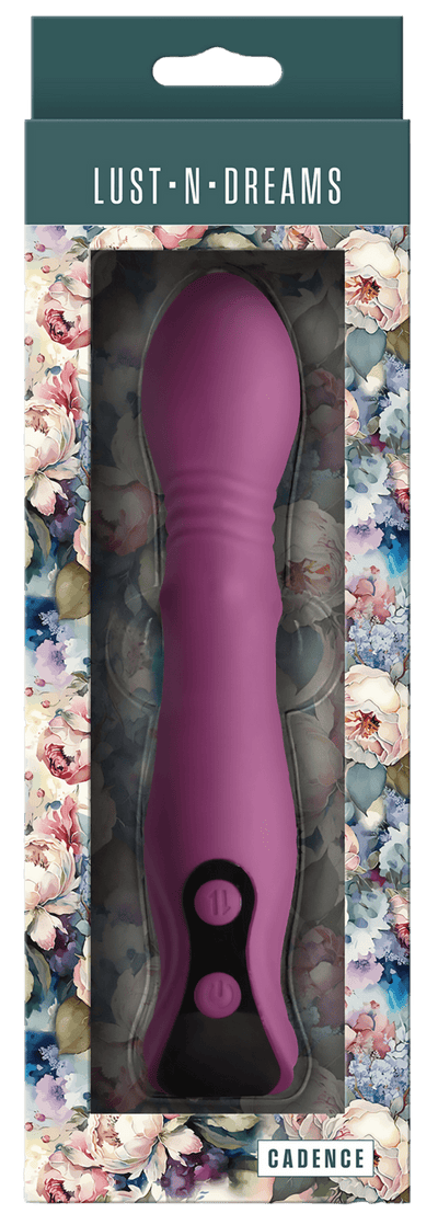 NS Novelties Lust-In-Dreams Cadence Blush Thrusting Vibrator - Loveangels