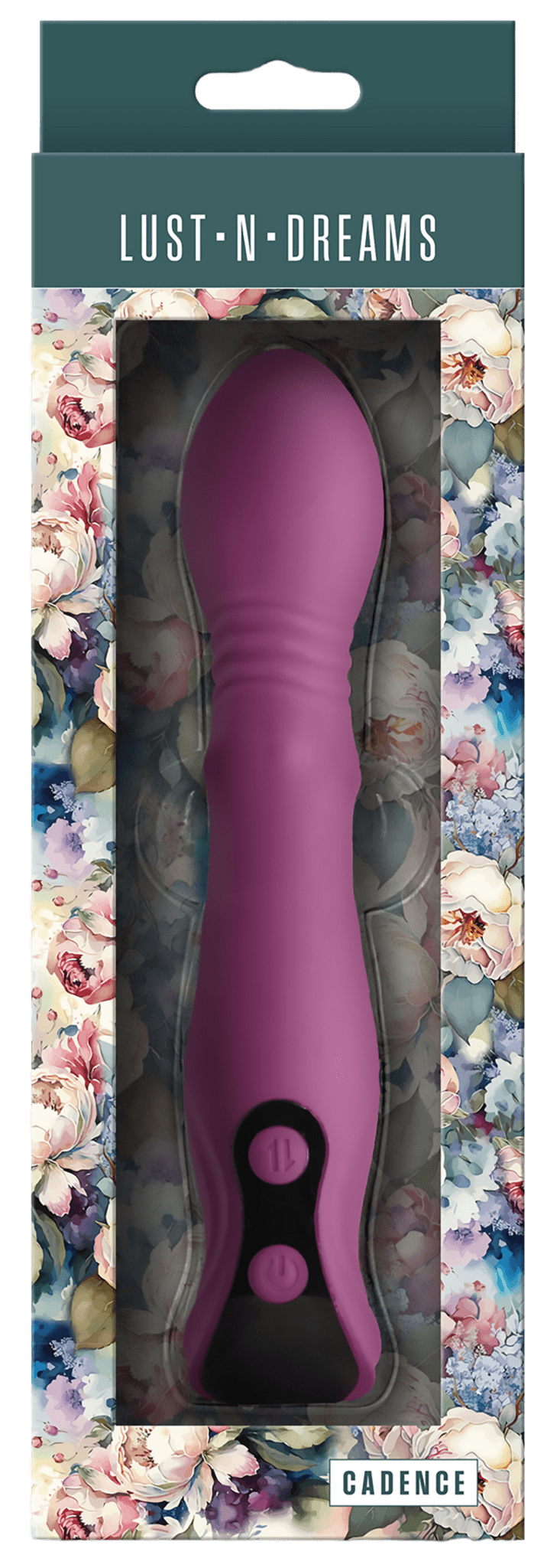 NS Novelties Lust-In-Dreams Cadence Blush Thrusting Vibrator - Loveangels