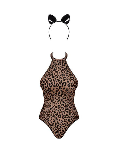 Obsessive Leocatia Bodysuit With Headband - Loveangels