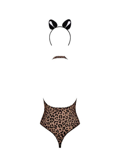 Obsessive Leocatia Bodysuit With Headband - Loveangels