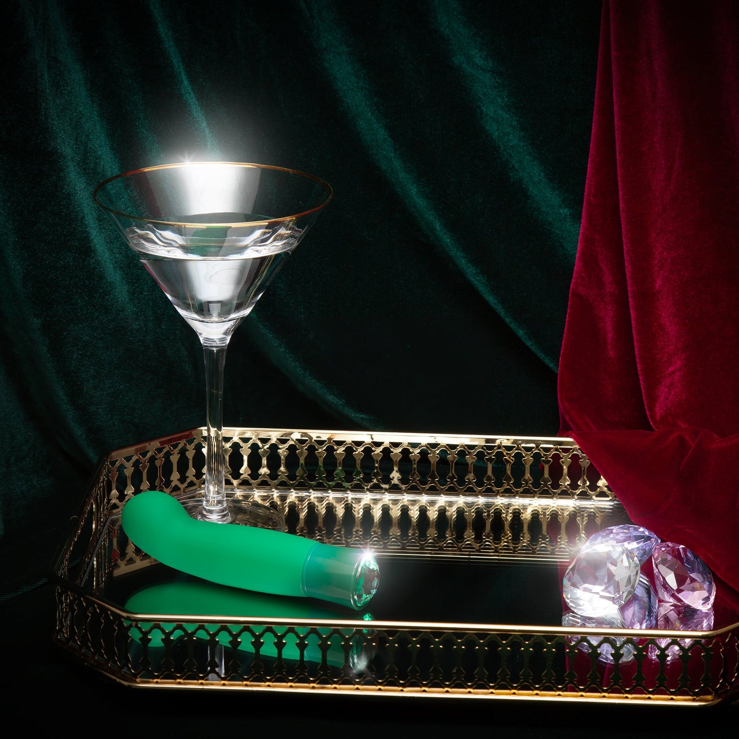 Oh My Gem Enchanting Emerald G - Spot Vibrator - Loveangels