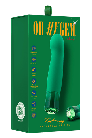 Oh My Gem Enchanting Emerald G - Spot Vibrator - Loveangels