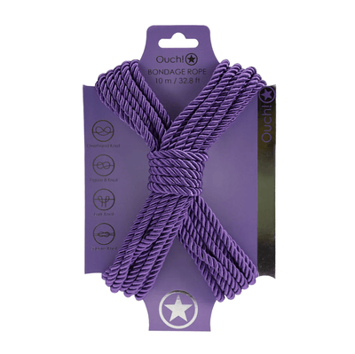 Ouch! 10m Polyester Bondage Rope - Loveangels