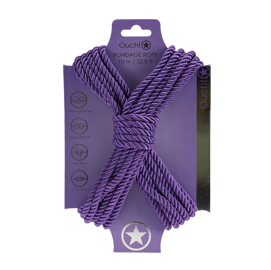 Ouch! 10m Polyester Bondage Rope - Loveangels
