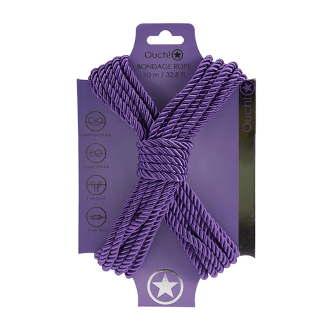 Ouch! 10m Polyester Bondage Rope - Loveangels