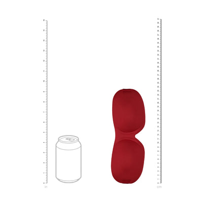 Ouch! 3D Contour Red Blindfold - Loveangels