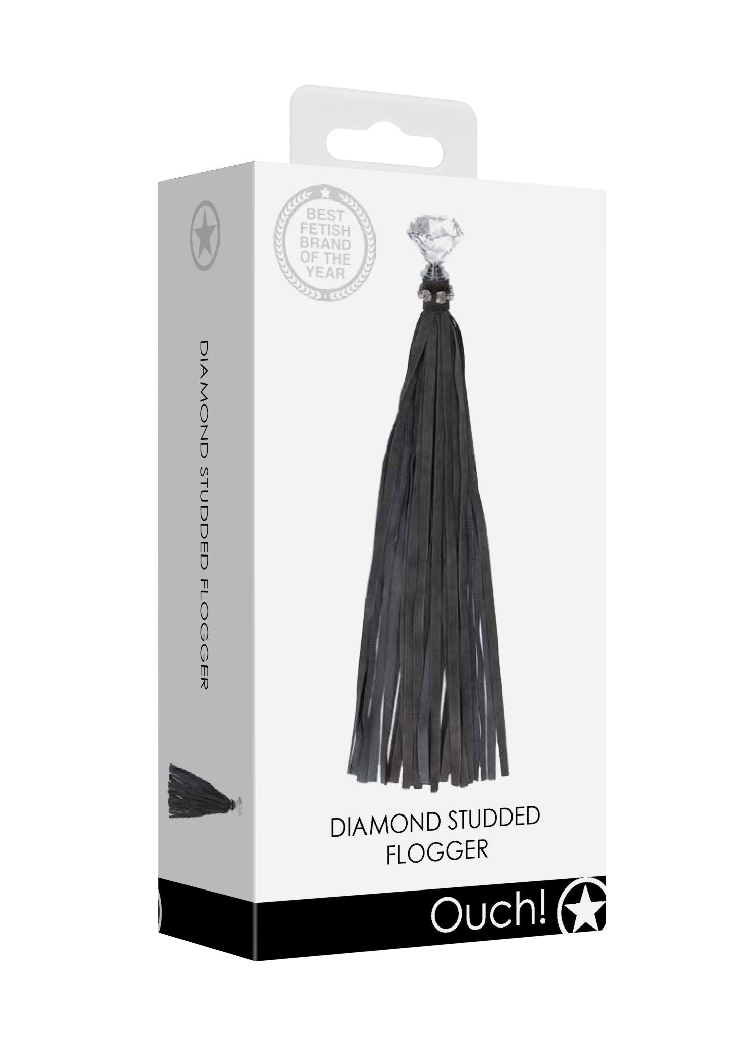 Ouch! Diamond Handle Whip - Loveangels