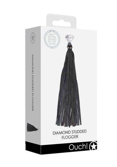 Ouch! Diamond Handle Whip - Loveangels