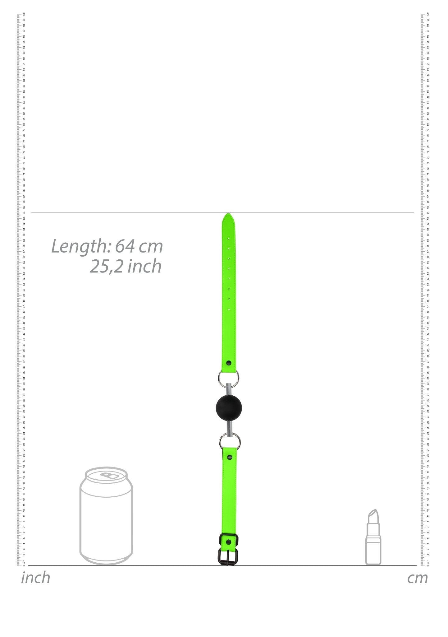 Ouch! Glow in the Dark Ball Gag - Loveangels