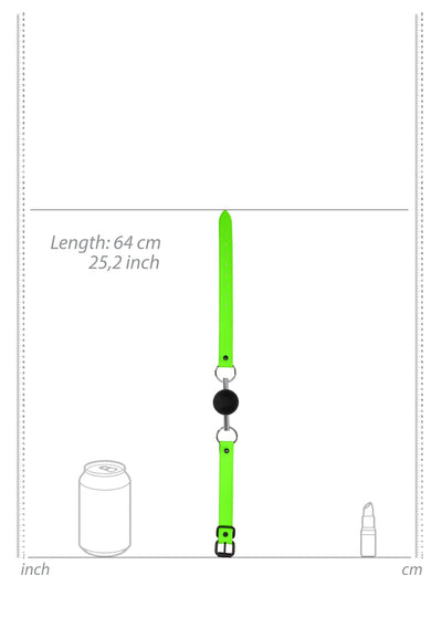 Ouch! Glow in the Dark Ball Gag - Loveangels