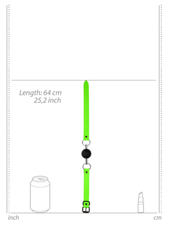 Ouch! Glow in the Dark Ball Gag - Loveangels