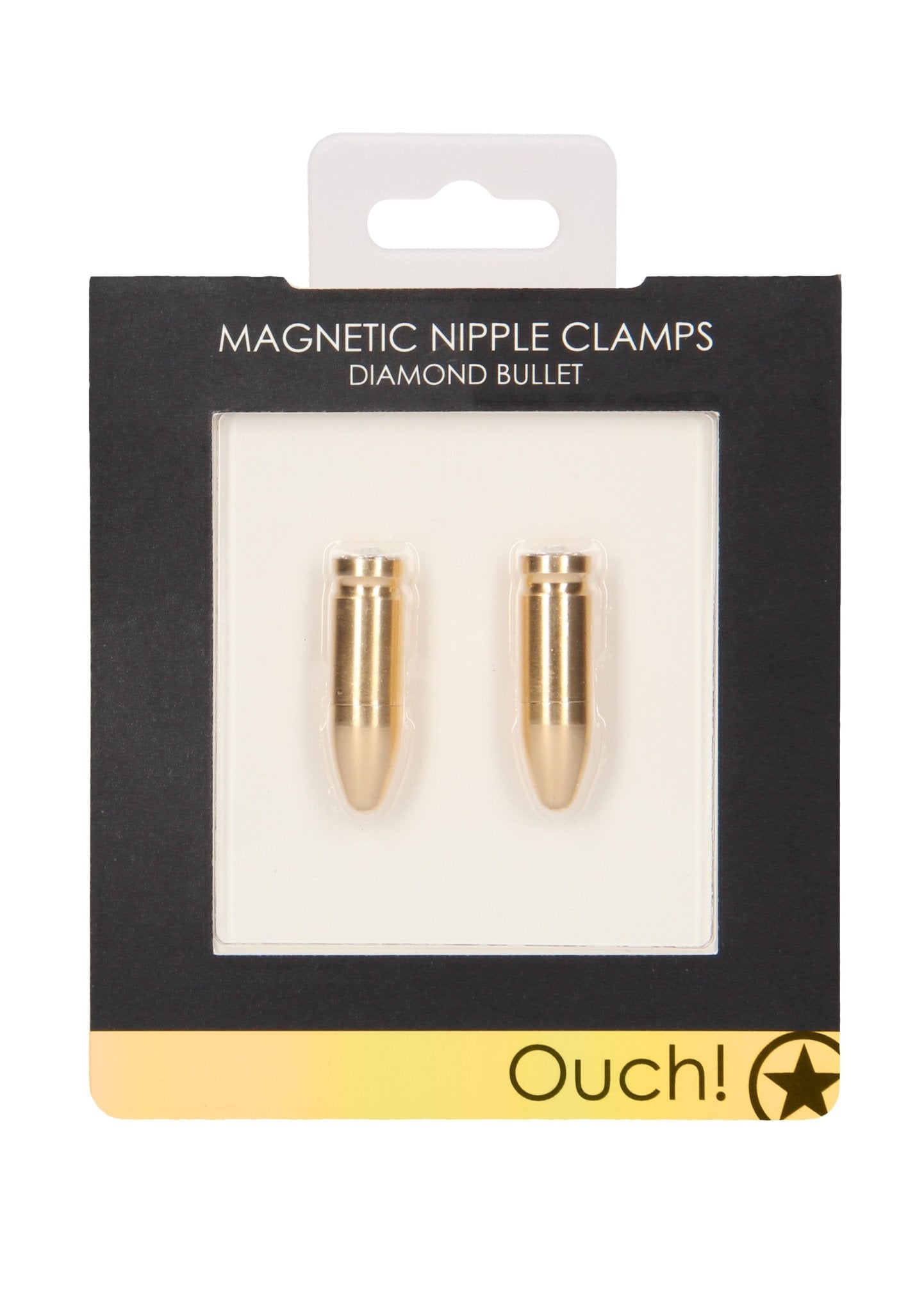 Ouch! Magnetic Diamond Bullet Nipple Clamps - Loveangels