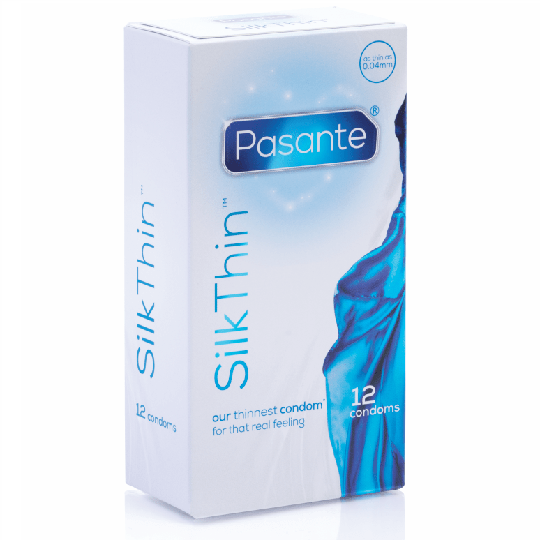 Pasante Silk Thin Condoms 12pk - Loveangels