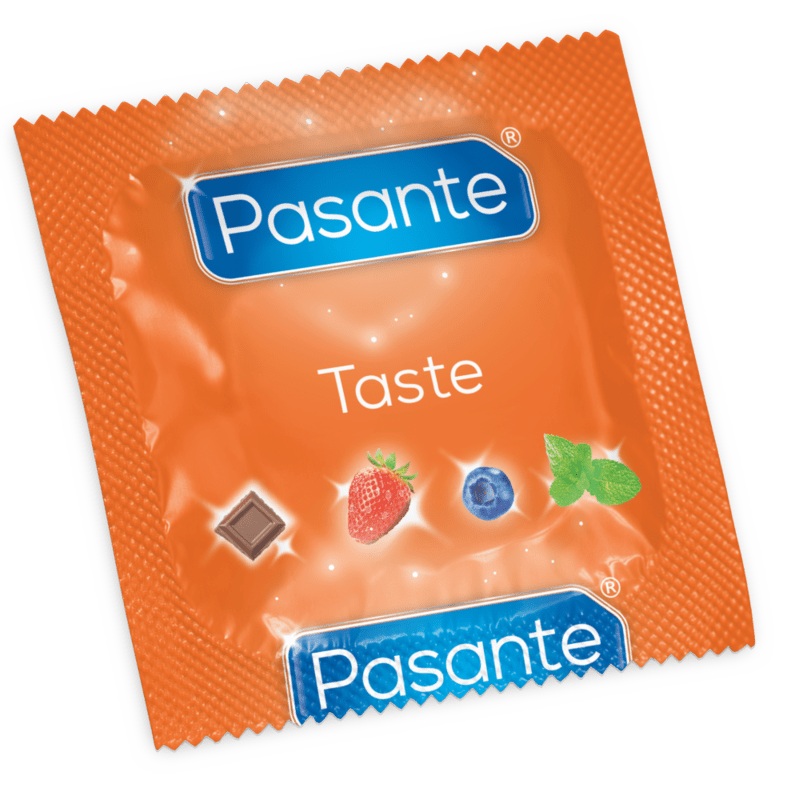 Pasante Taste Condoms 12pk - Loveangels