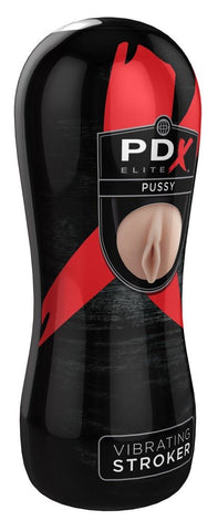 PDX Elite Vibrating Pussy Stroker - Loveangels