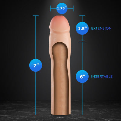 Performance Plus 1.5 Inch Silicone Penis Xtender - Loveangels