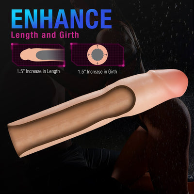 Performance Plus 1.5 Inch Silicone Penis Xtender - Loveangels