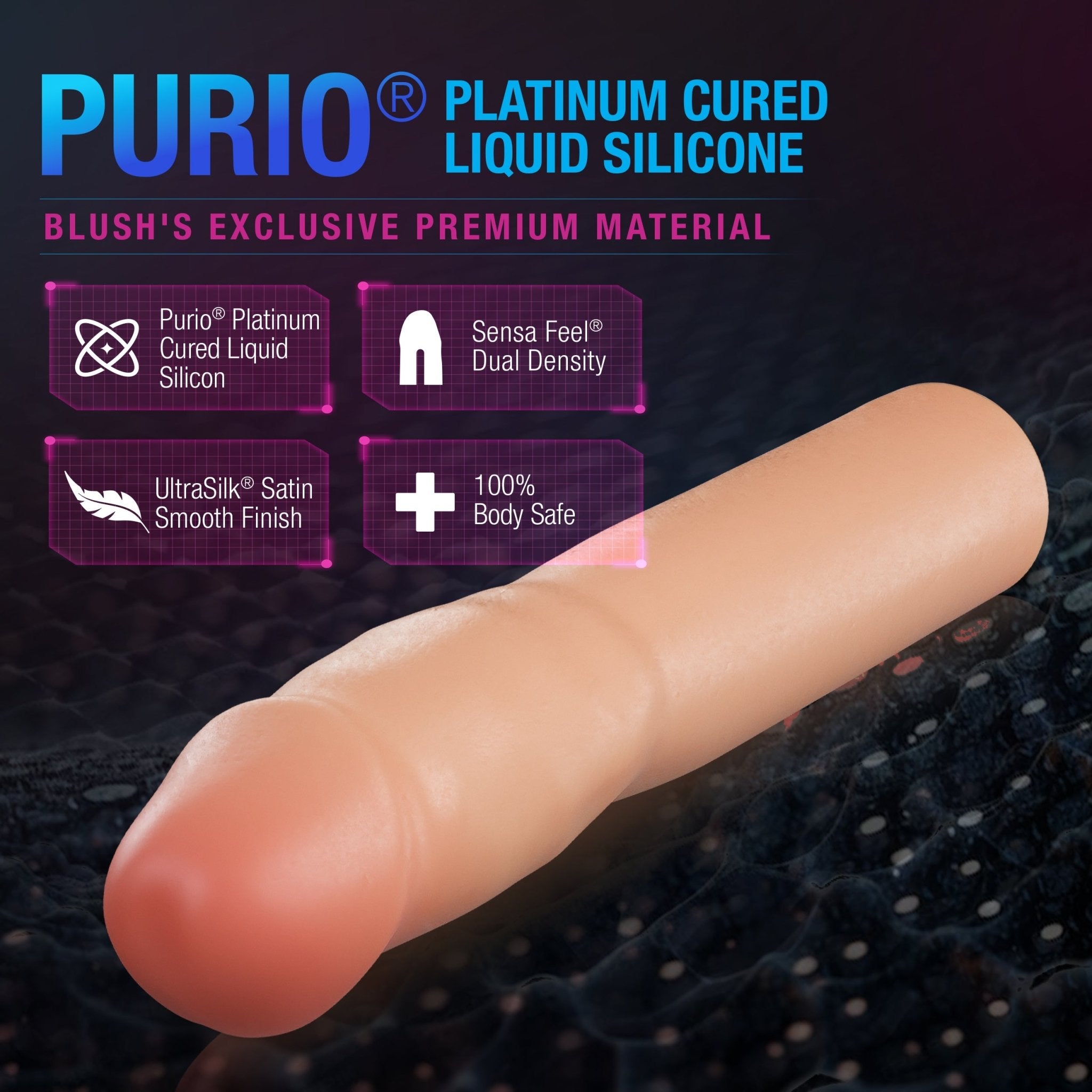 Performance Plus 1.5 Inch Silicone Penis Xtender - Loveangels