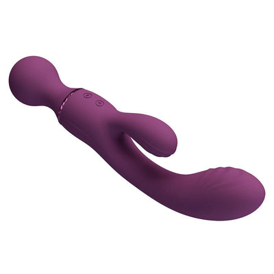Pretty Love All Rounder Vibrating Wand Rabbit - Loveangels