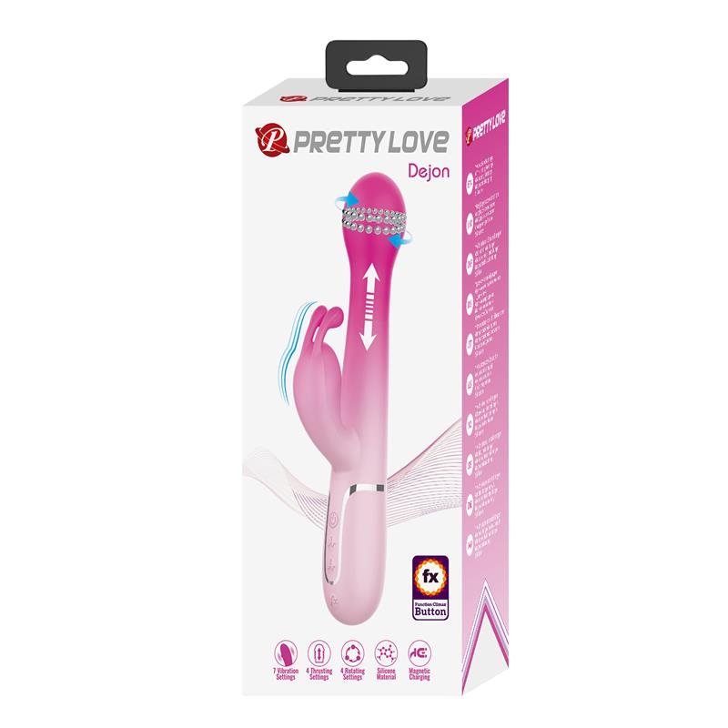 Pretty Love Dejon Thrusting Rabbit With Rotating Beads - Loveangels