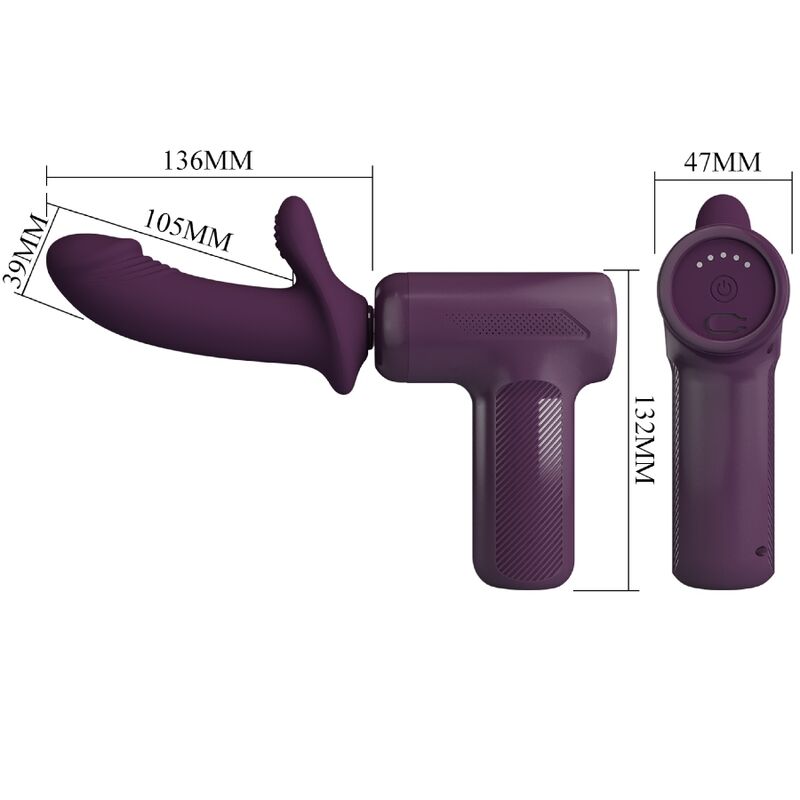 Pretty Love DJ Scholar Rabbit Massager - Loveangels