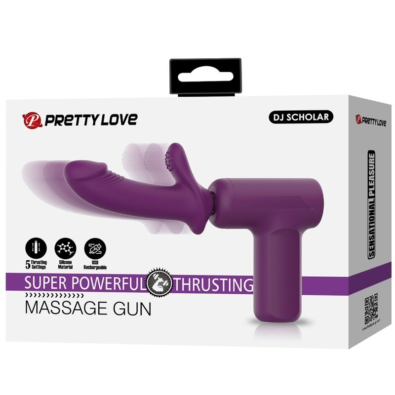 Pretty Love DJ Scholar Rabbit Massager - Loveangels