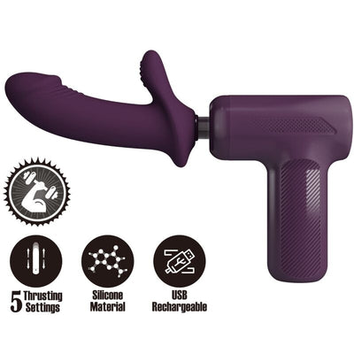 Pretty Love DJ Scholar Rabbit Massager - Loveangels