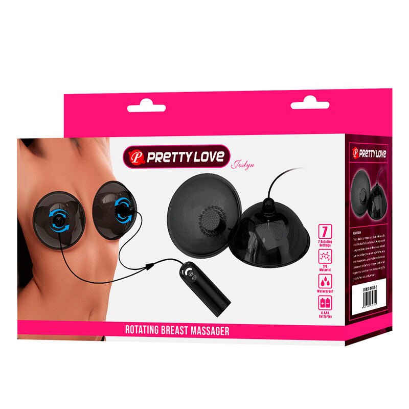 Pretty Love Joslyn Rotating Nipple Suction Stimulator - Loveangels