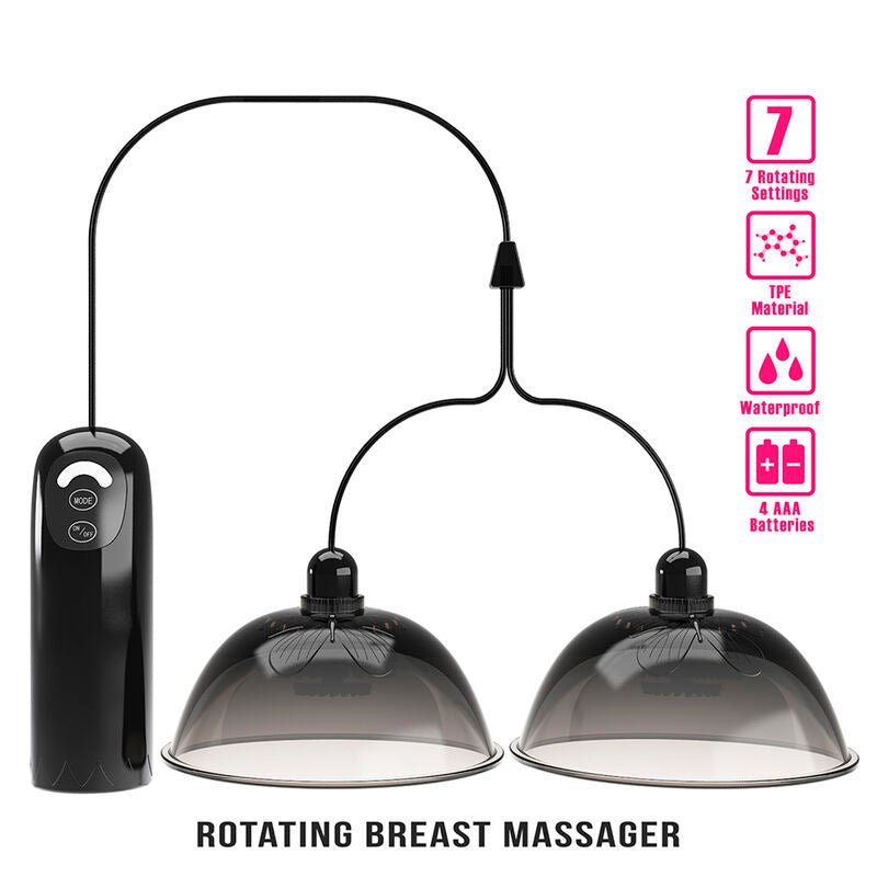 Pretty Love Joslyn Rotating Nipple Suction Stimulator - Loveangels