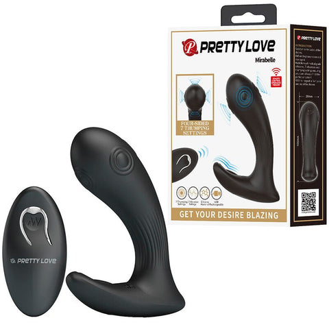 Pretty Love Mirabelle Prostate Vibrator with Remote Control - Loveangels